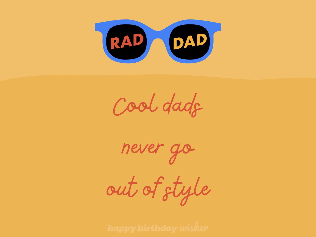 fathers day wishes - coolest dad in the world