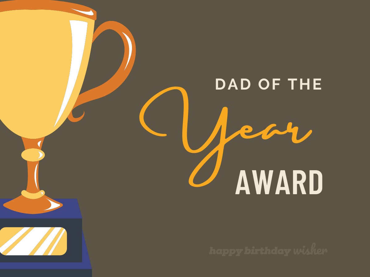 fathers day wishes - dad of the year