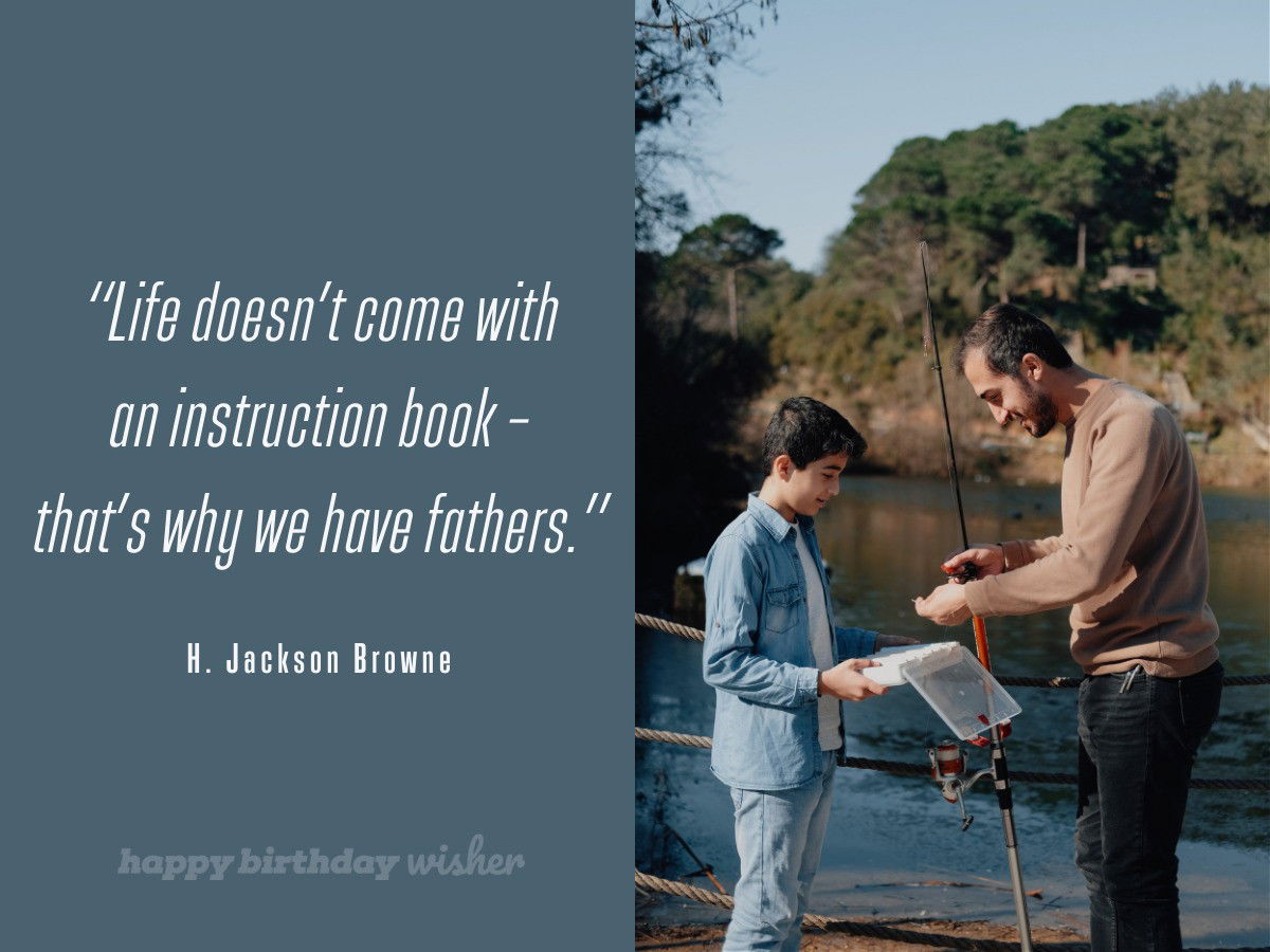 fathers day wishes - fathers inspirational quote