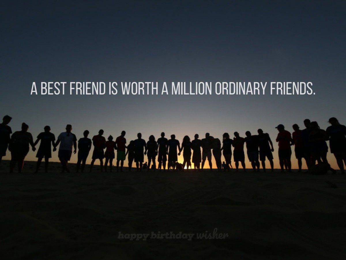 friendship quotes - a best friend is worth many