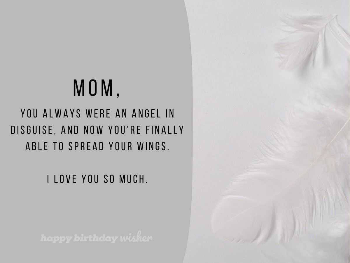 mom in heaven quotes and wishes