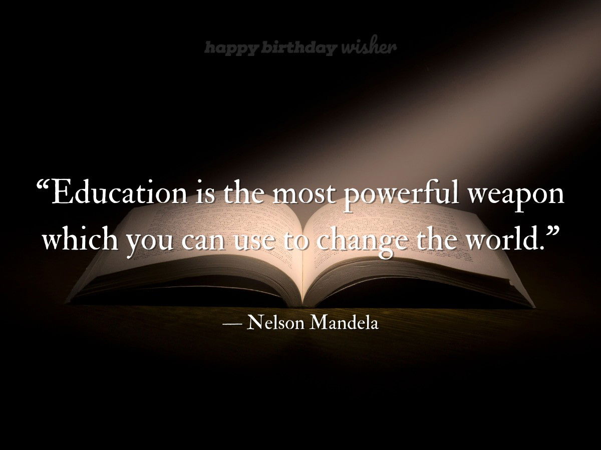 senior yearbook quotes - education inspirational quote